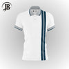 JB POLO stripe Shirt Men (White)