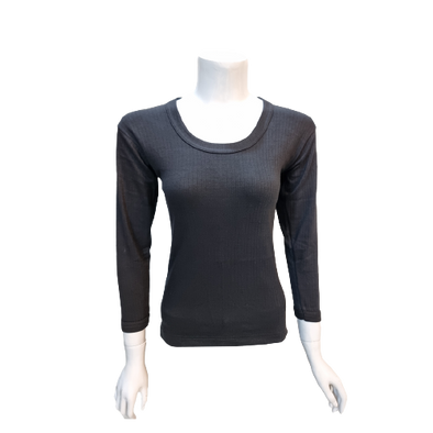 Thermal Round neck Women Black