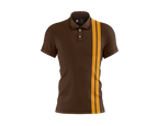 JB POLO stripe Shirt Men (Brown)