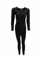 Complete Black Thermal Suit Women