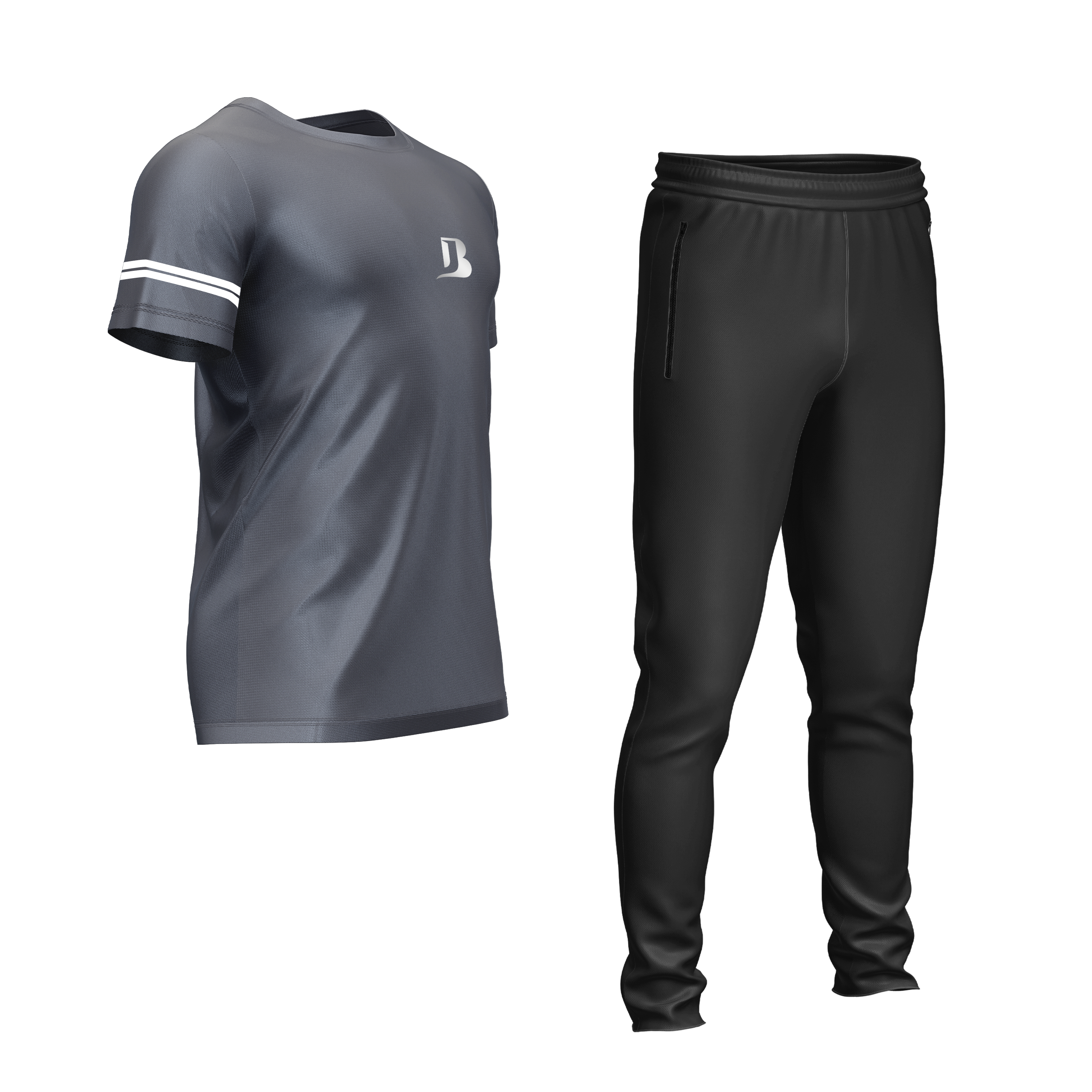 JB tracksuit Dri-Fit (Grey and black)