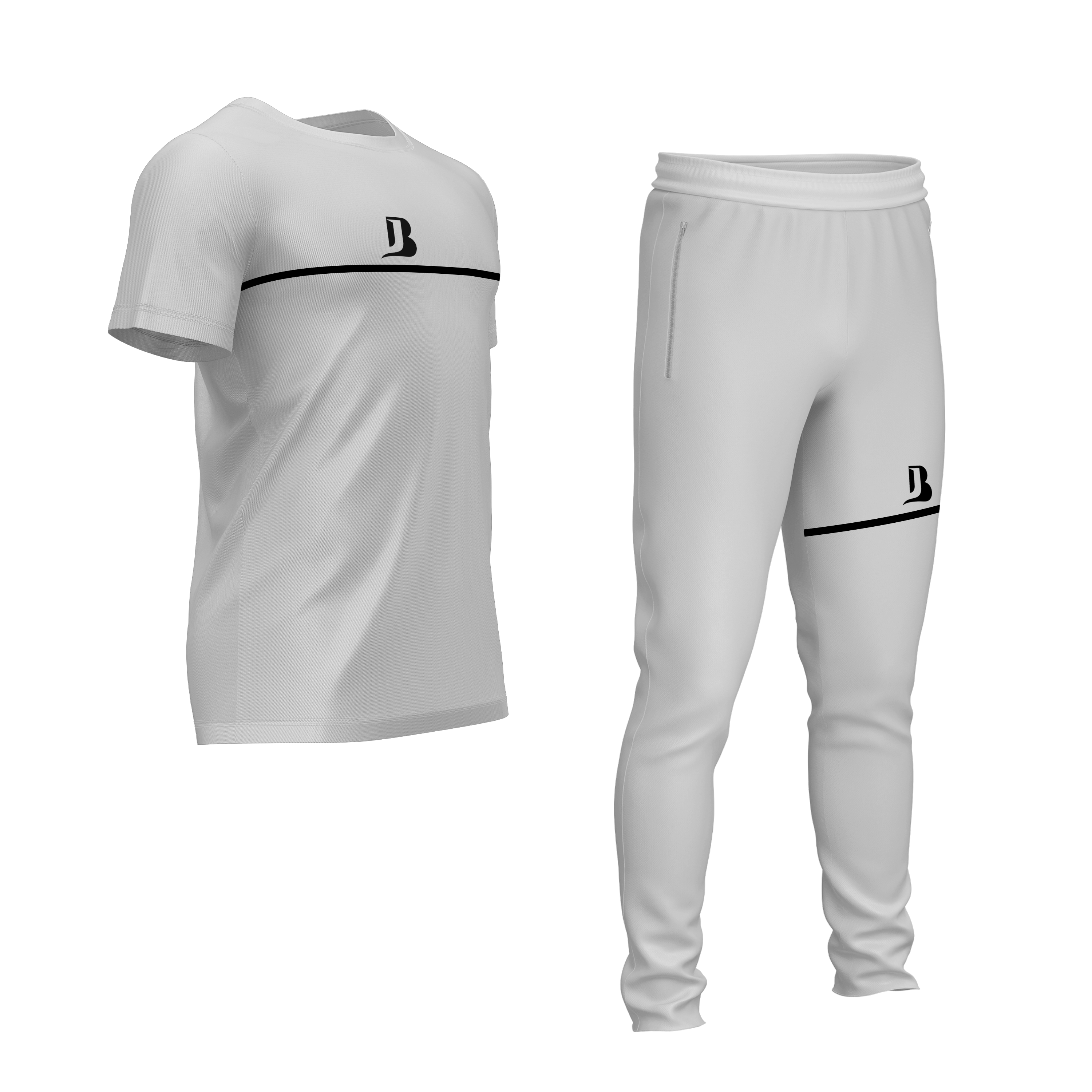 JB tracksuit Active wear (White 2)