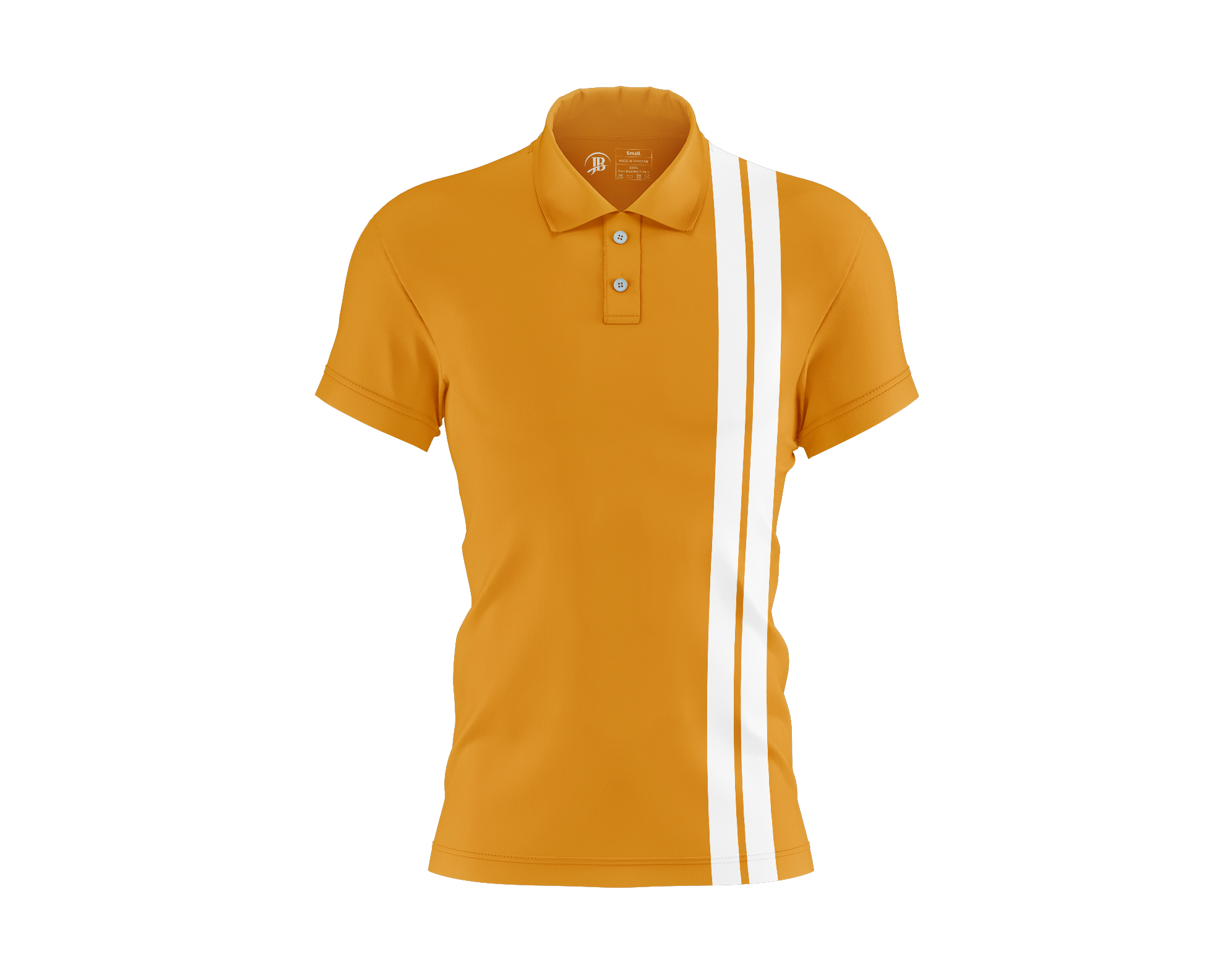JB POLO stripe Shirt Men (Mustard)
