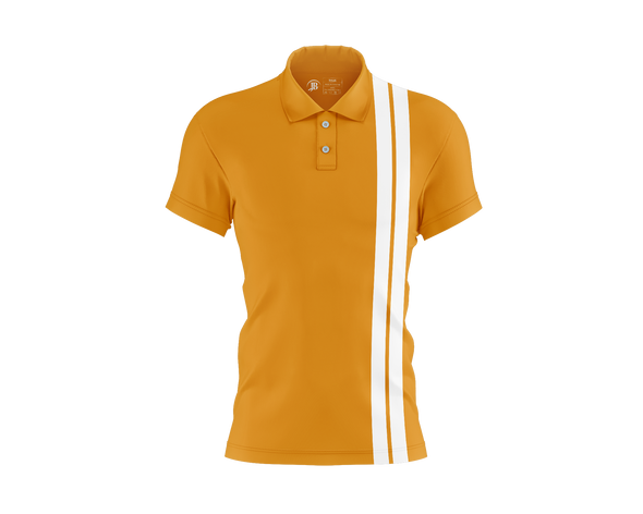 JB POLO stripe Shirt Men (Mustard)