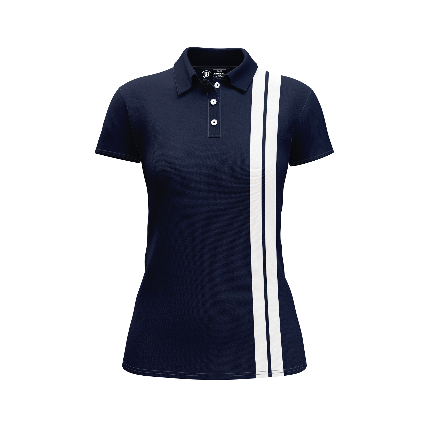 JB POLO stripe Shirt Women (Navy)