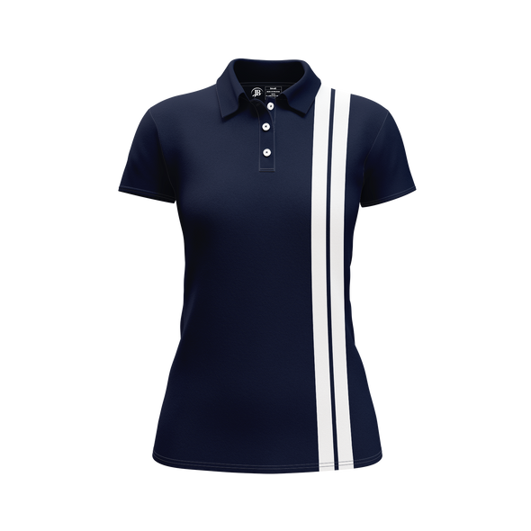 JB POLO stripe Shirt Women (Navy)