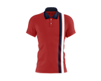 JB POLO stripe Shirt Men (Marroon)
