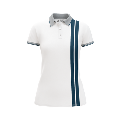 JB POLO stripe Shirt Women (White)