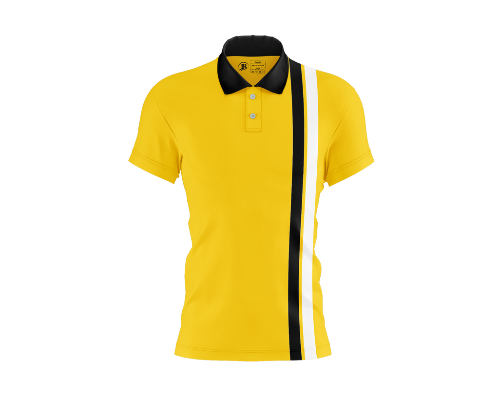 JB POLO stripe Shirt Men (Yellow)