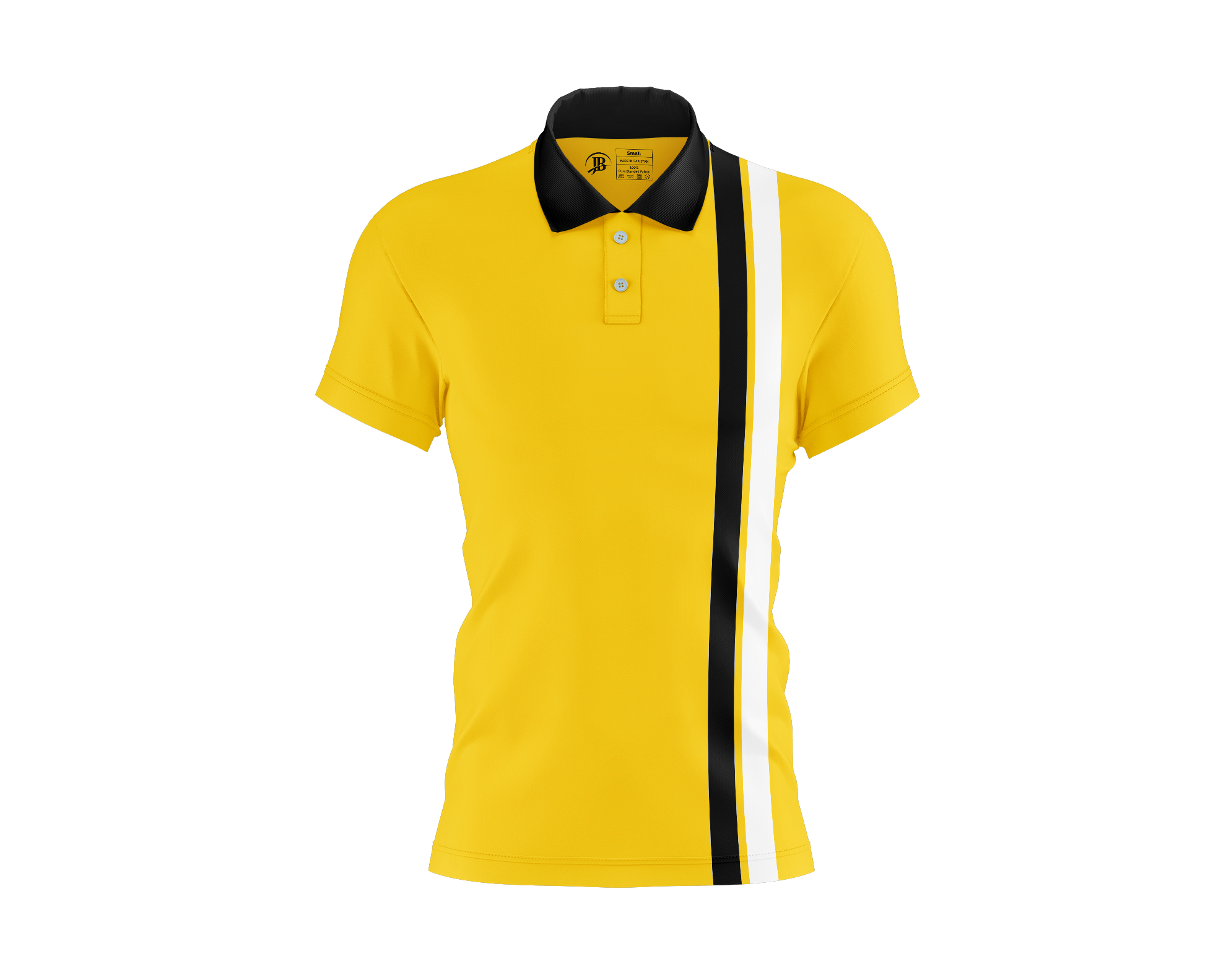 JB POLO stripe Shirt Men (Yellow)
