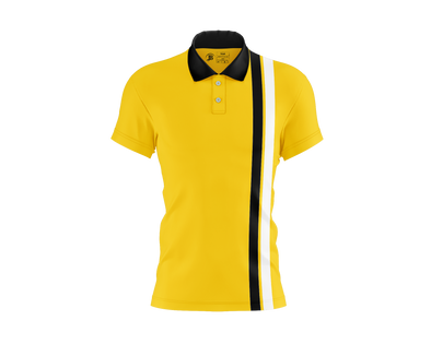 JB POLO stripe Shirt Men (Yellow)