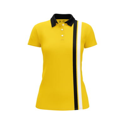 JB POLO stripe Shirt Women (Yellow)