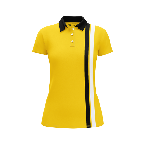 JB POLO stripe Shirt Women (Yellow)