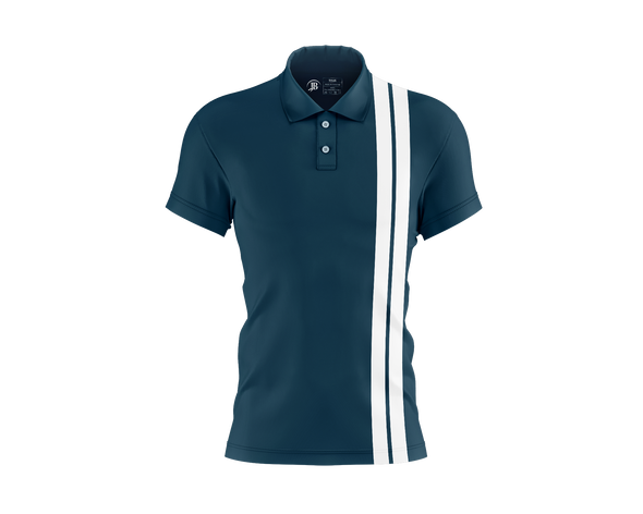 JB POLO stripe Shirt Men (Zinc)