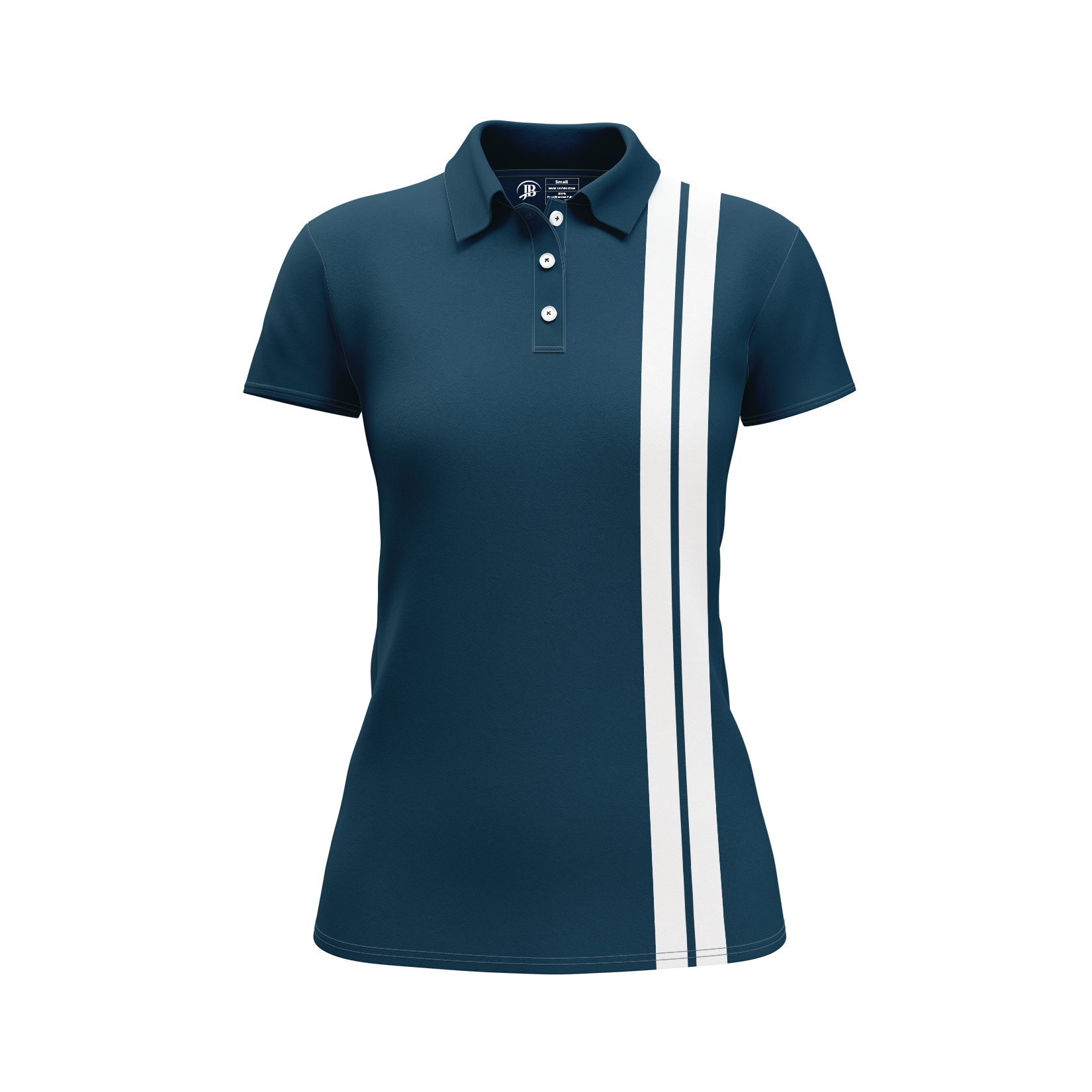 JB POLO stripe Shirt Women (Zinc)